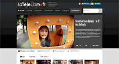 Desktop Screenshot of latelelibre.fr